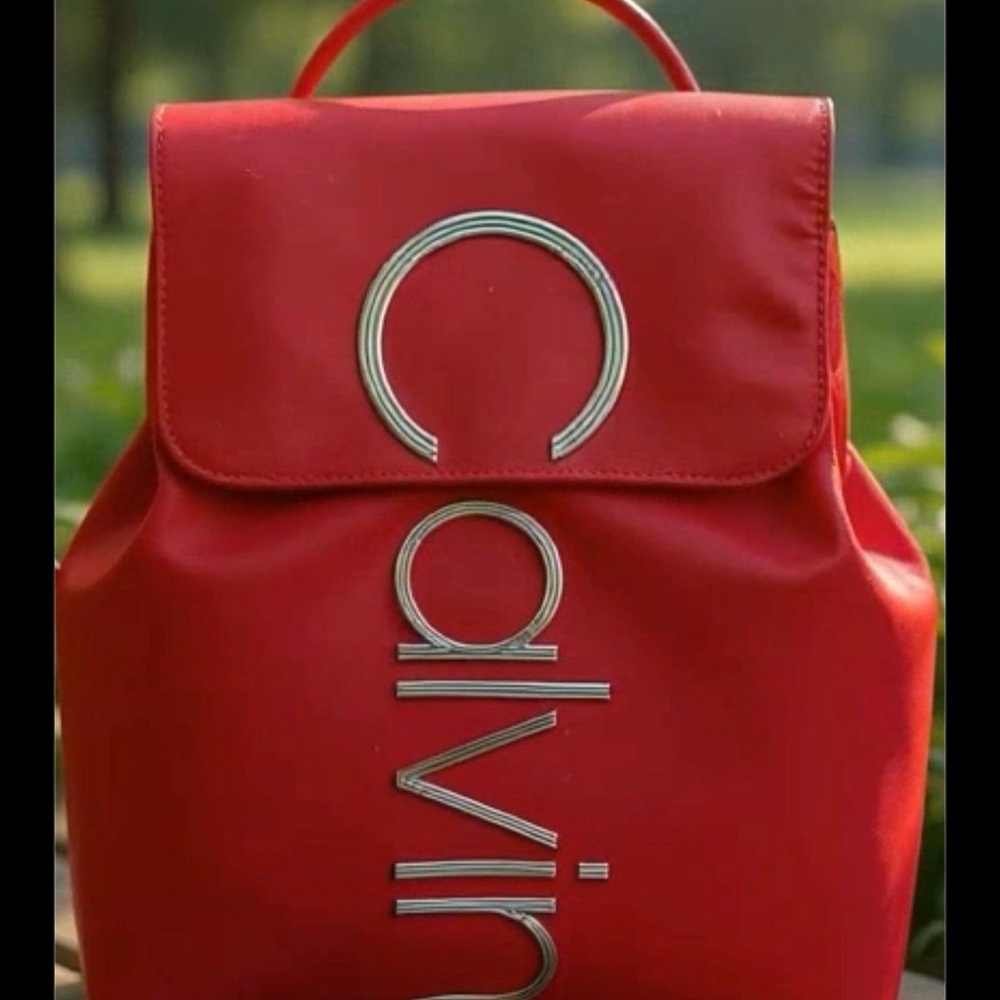 Calvin Klein Bold Red Backpack